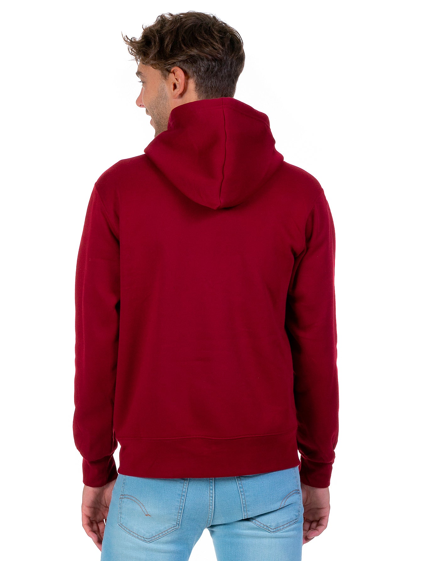 Sudadera Abierta Para Hombre Con Cierre Metálico