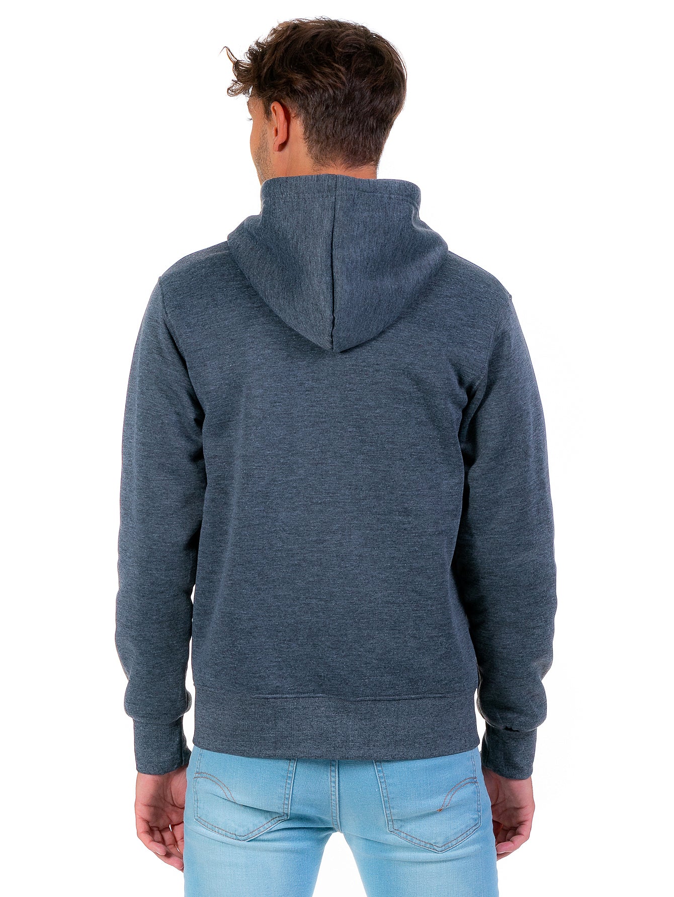 Sudadera Abierta Para Hombre Con Cierre Metálico