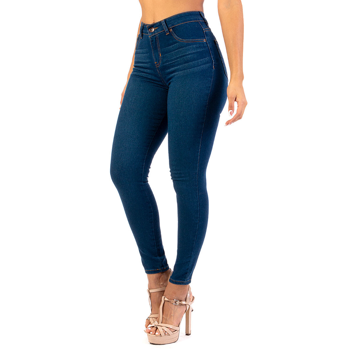 Pantalón Mezclilla Stretch Mujer Cintura Alta - Opp's Jeans – Opps