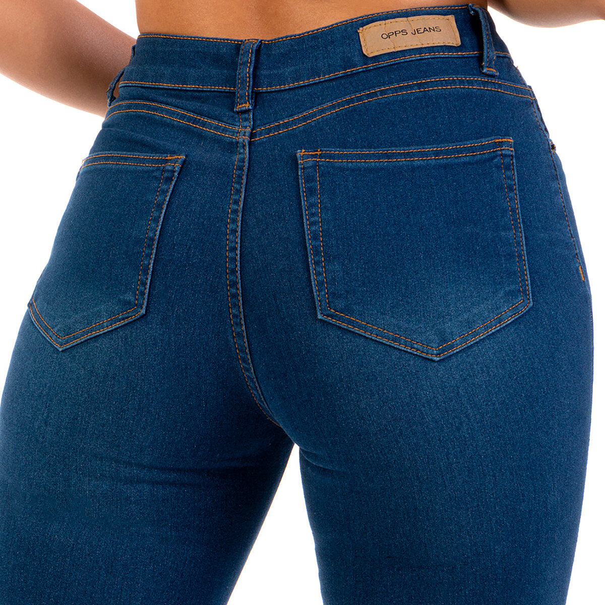Pantalón Mezclilla Stretch Mujer Cintura Alta - Opp's Jeans – Opps