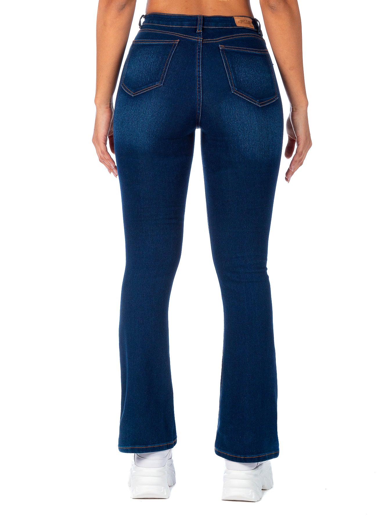 Pantalón Mezclilla Stretch Mujer Corte Campana