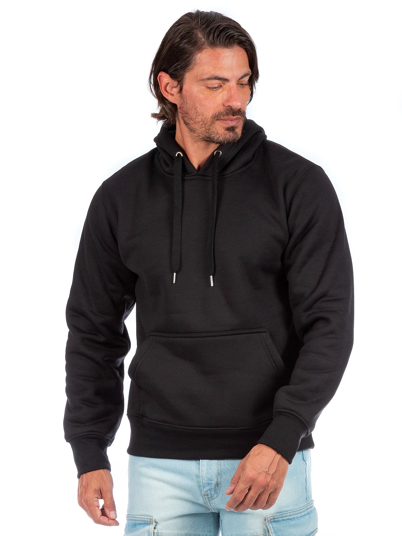 Sudadera Cerrada Para Hombre Con Capucha