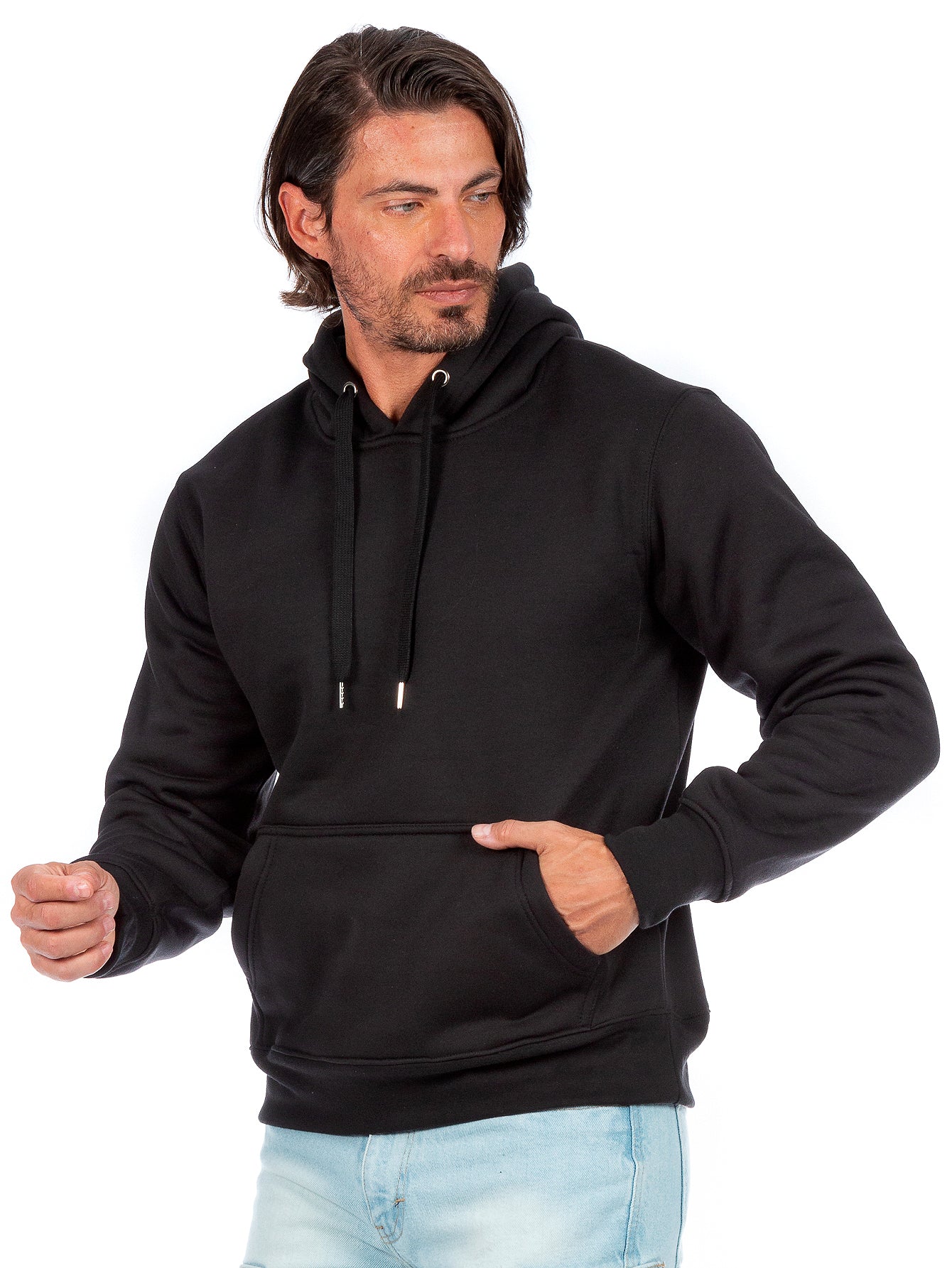 Sudadera Cerrada Para Hombre Con Capucha