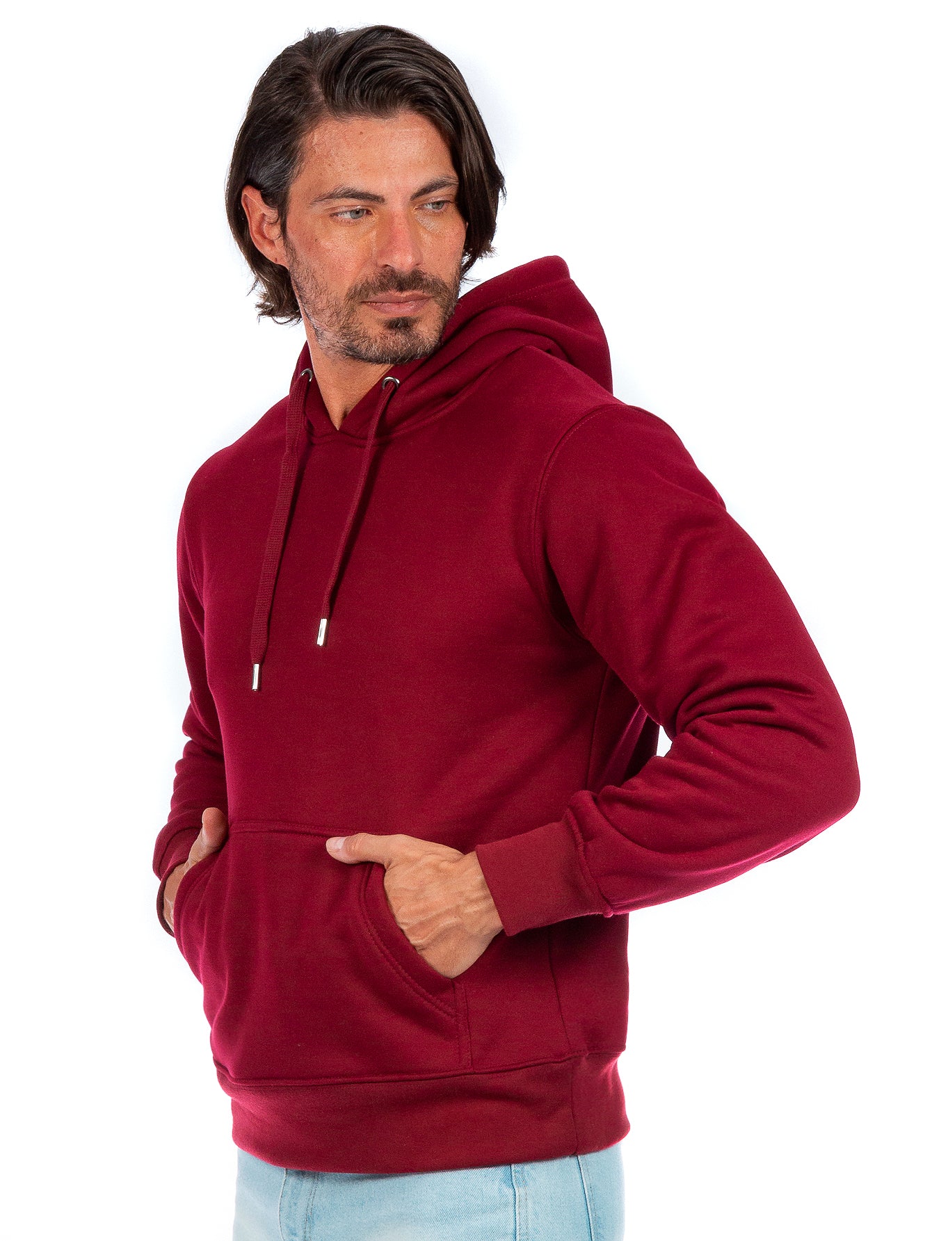 Sudadera Cerrada Para Hombre Con Capucha