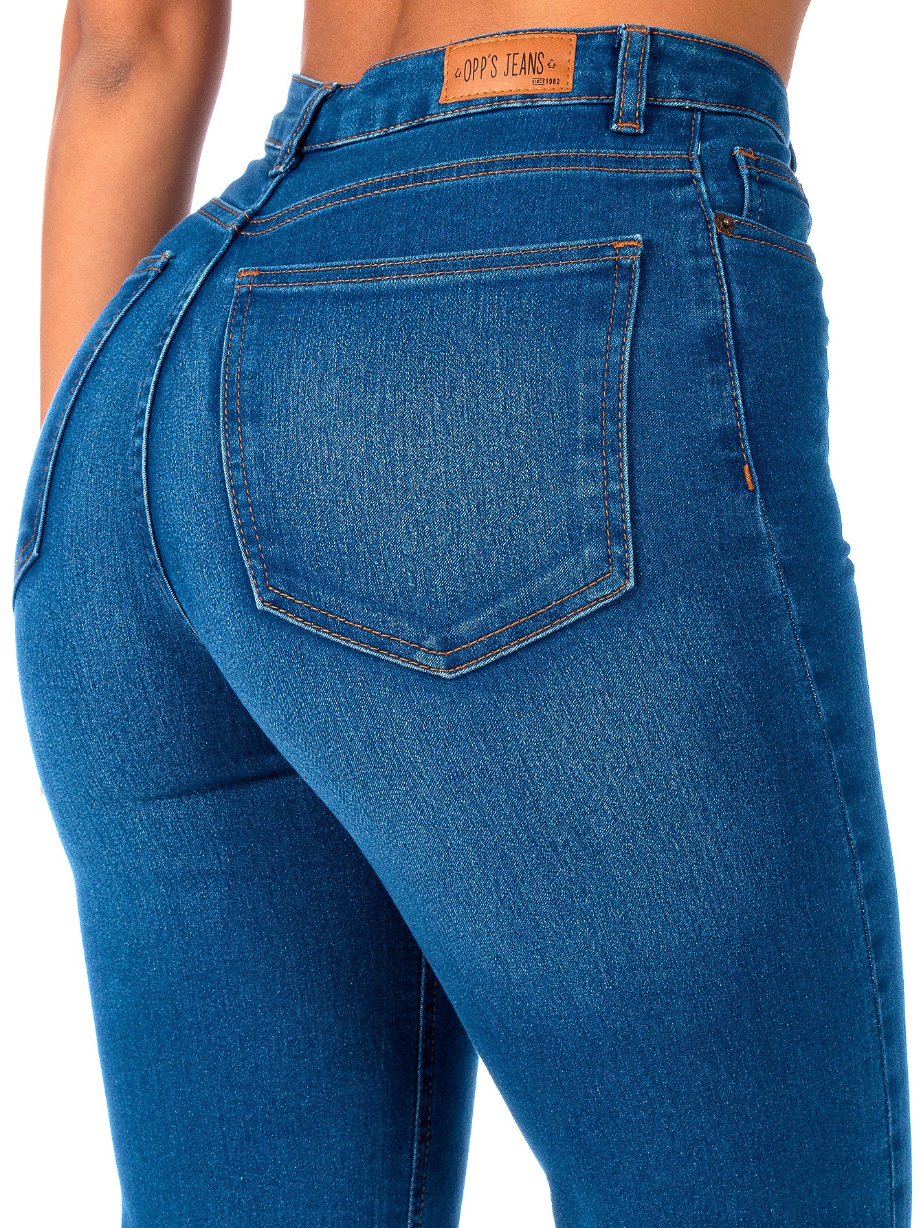 Pantalón Mezclilla Stretch Mujer Corte Wide Leg