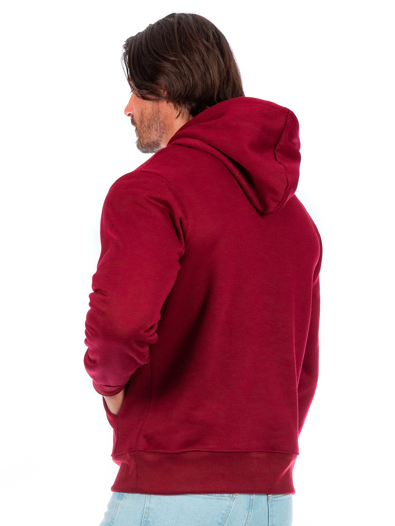 Sudadera Cerrada Para Hombre Con Capucha
