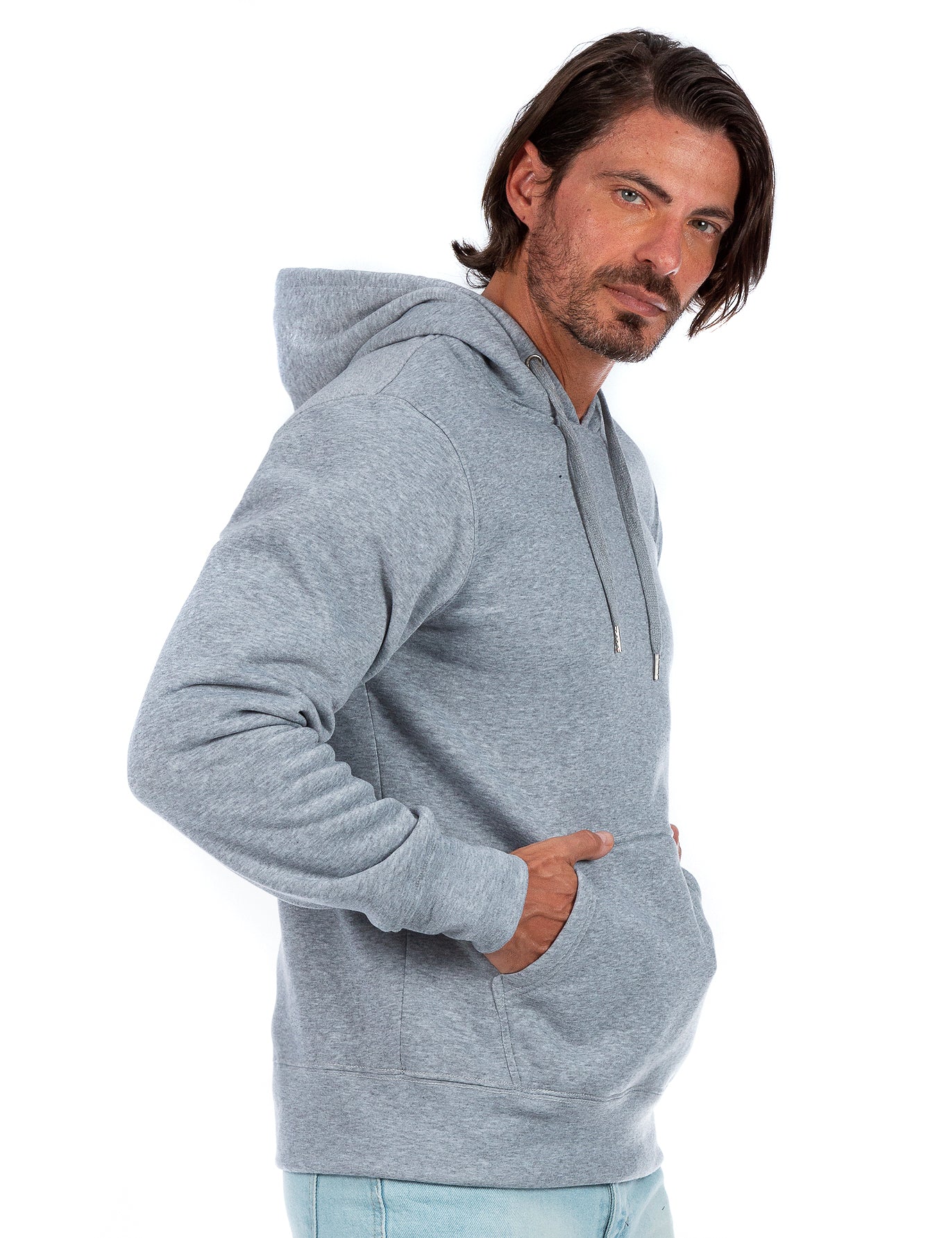 Sudadera Cerrada Para Hombre Con Capucha