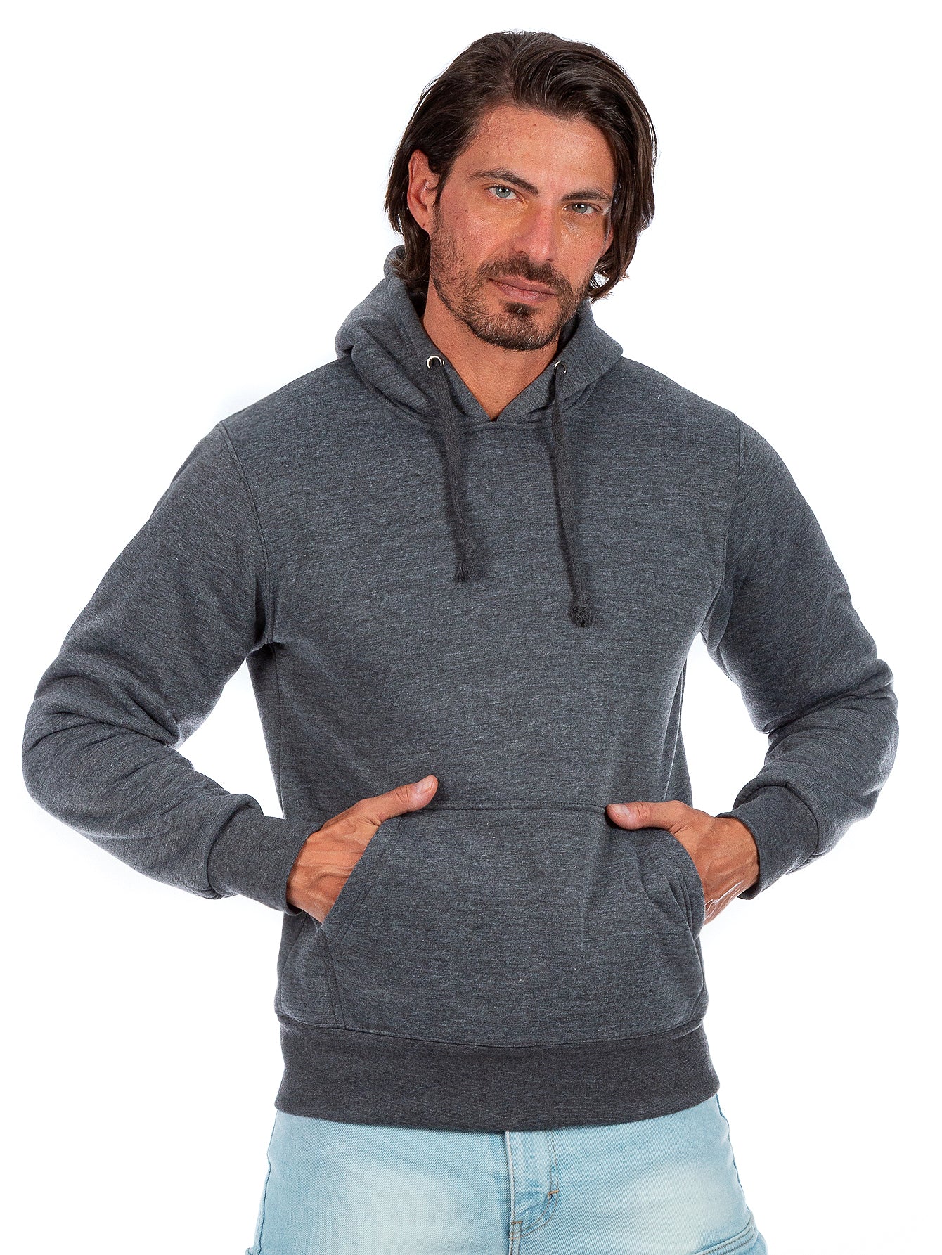 Sudadera Cerrada Para Hombre Con Capucha