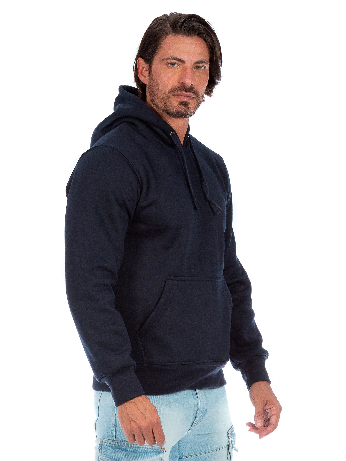 Sudadera Cerrada Para Hombre Con Capucha