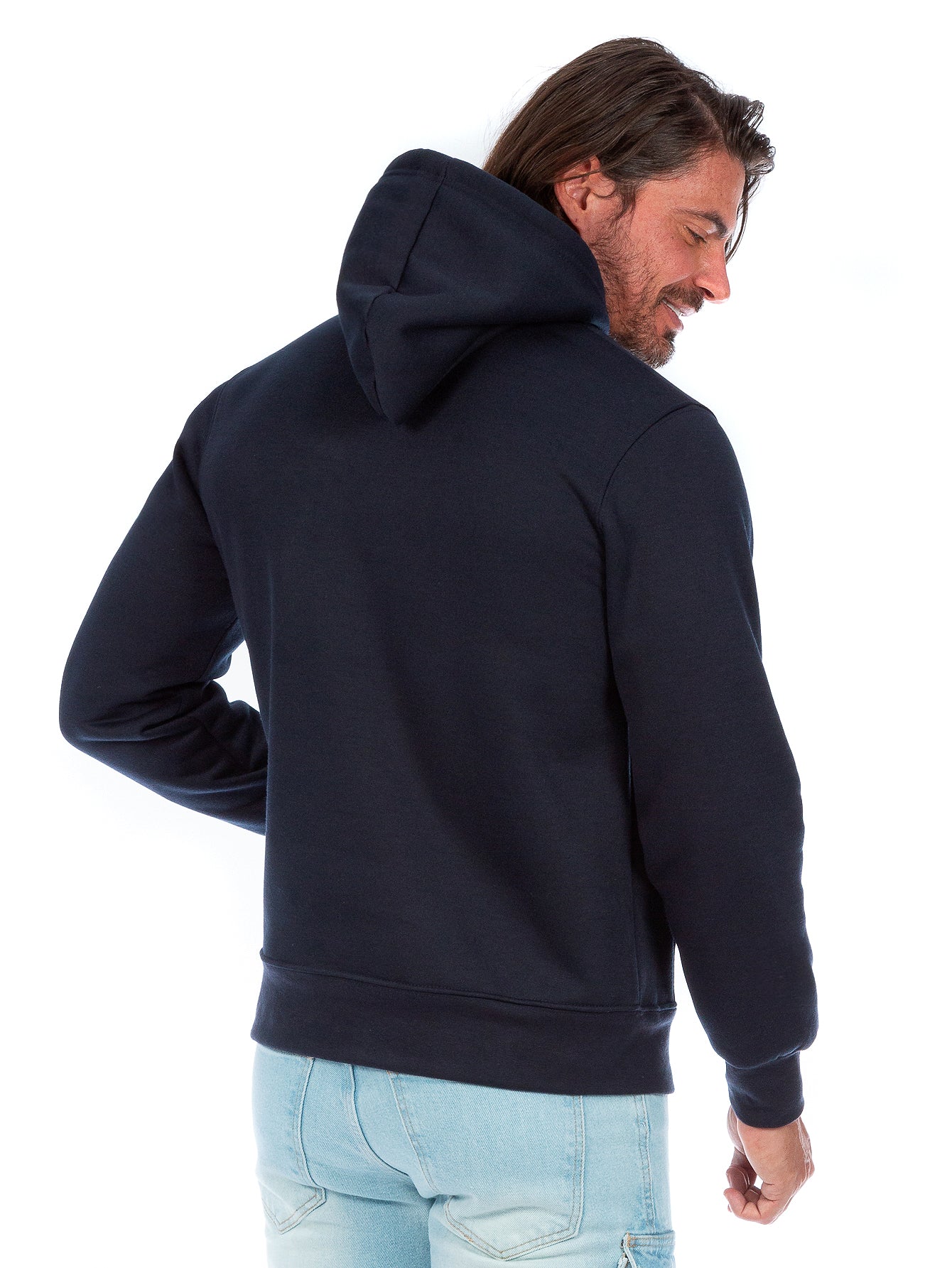 Sudadera Cerrada Para Hombre Con Capucha