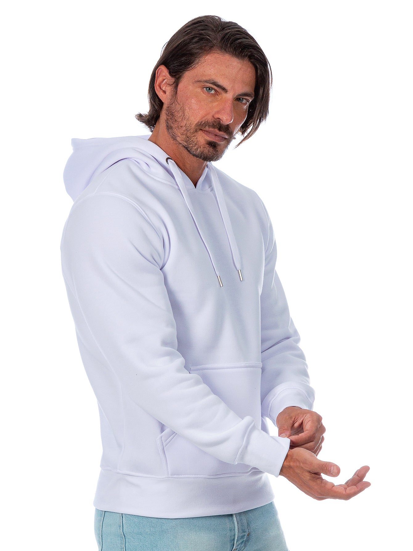 Sudadera Cerrada Para Hombre Con Capucha