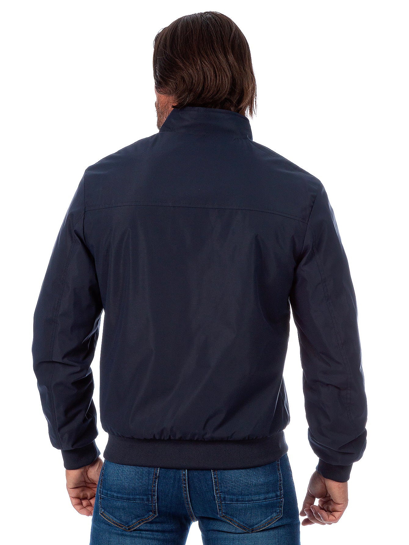 Chamarra Hombre Impermeable Forro De Peluche Con Bolsillos