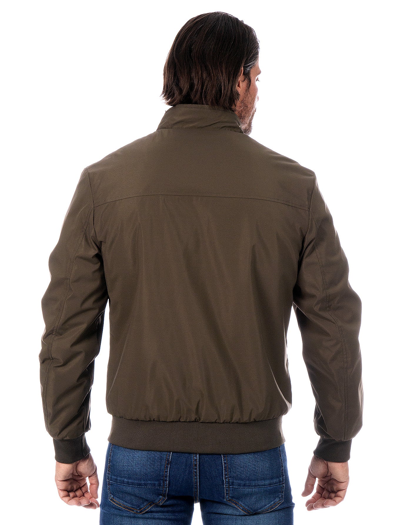 Chamarra Hombre Impermeable Forro De Peluche Con Bolsillos