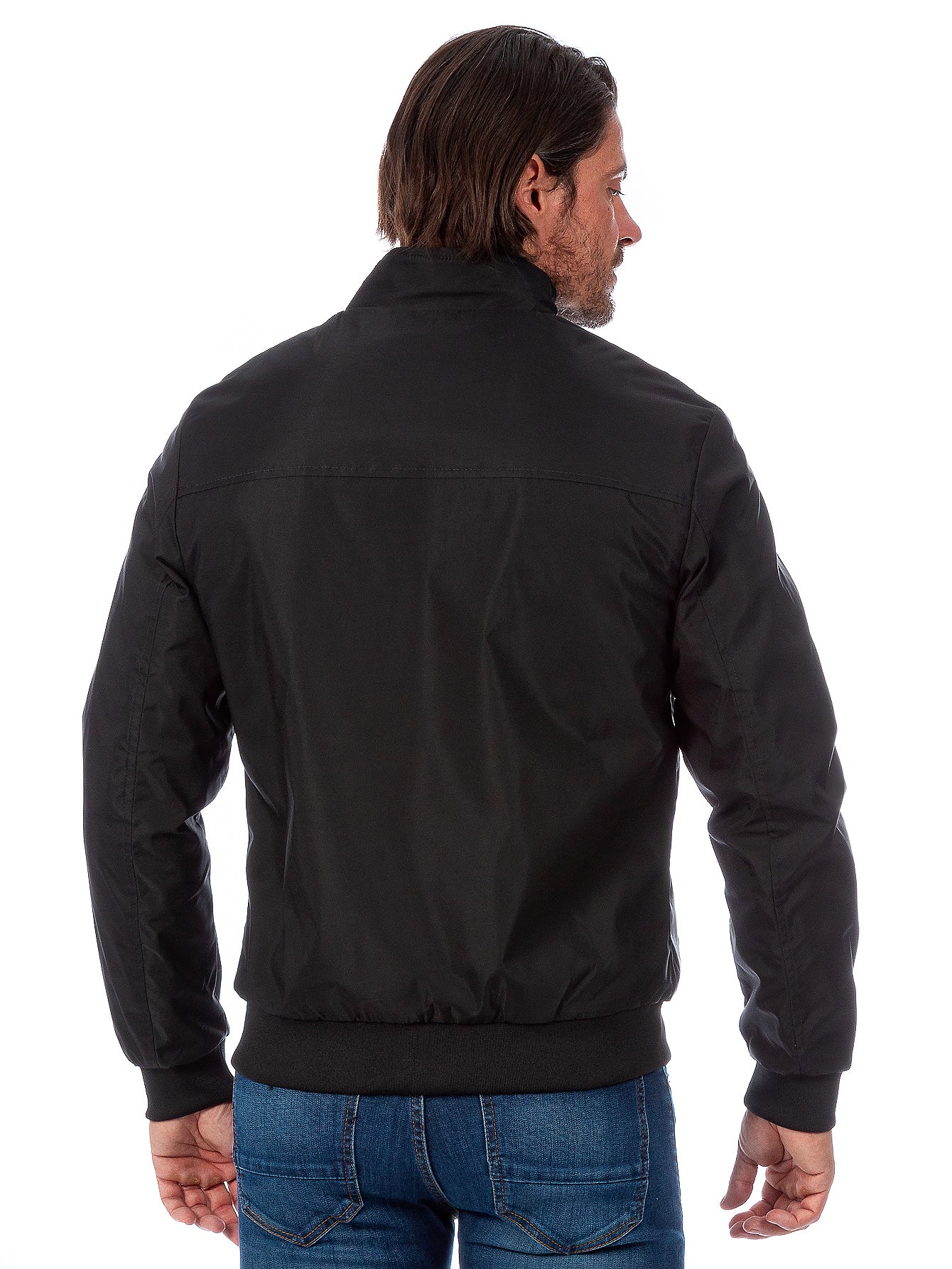 Chamarra Hombre Impermeable Forro De Peluche Con Bolsillos