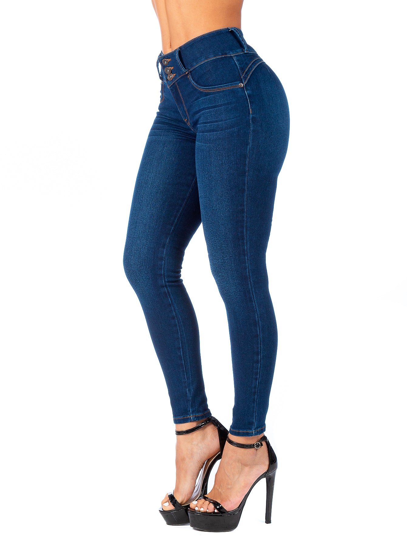 Pantalón Mezclilla Stretch Mujer Levanta Pompas Sin Bolsillos