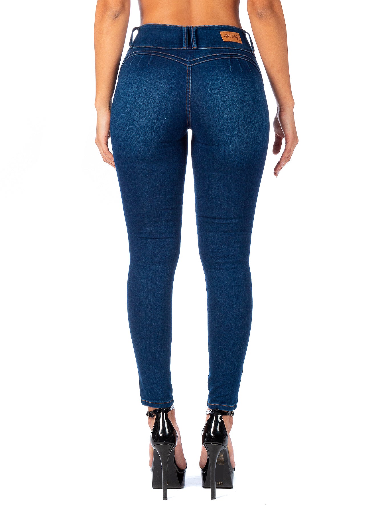 Pantalón Mezclilla Stretch Mujer Levanta Pompas Sin Bolsillos