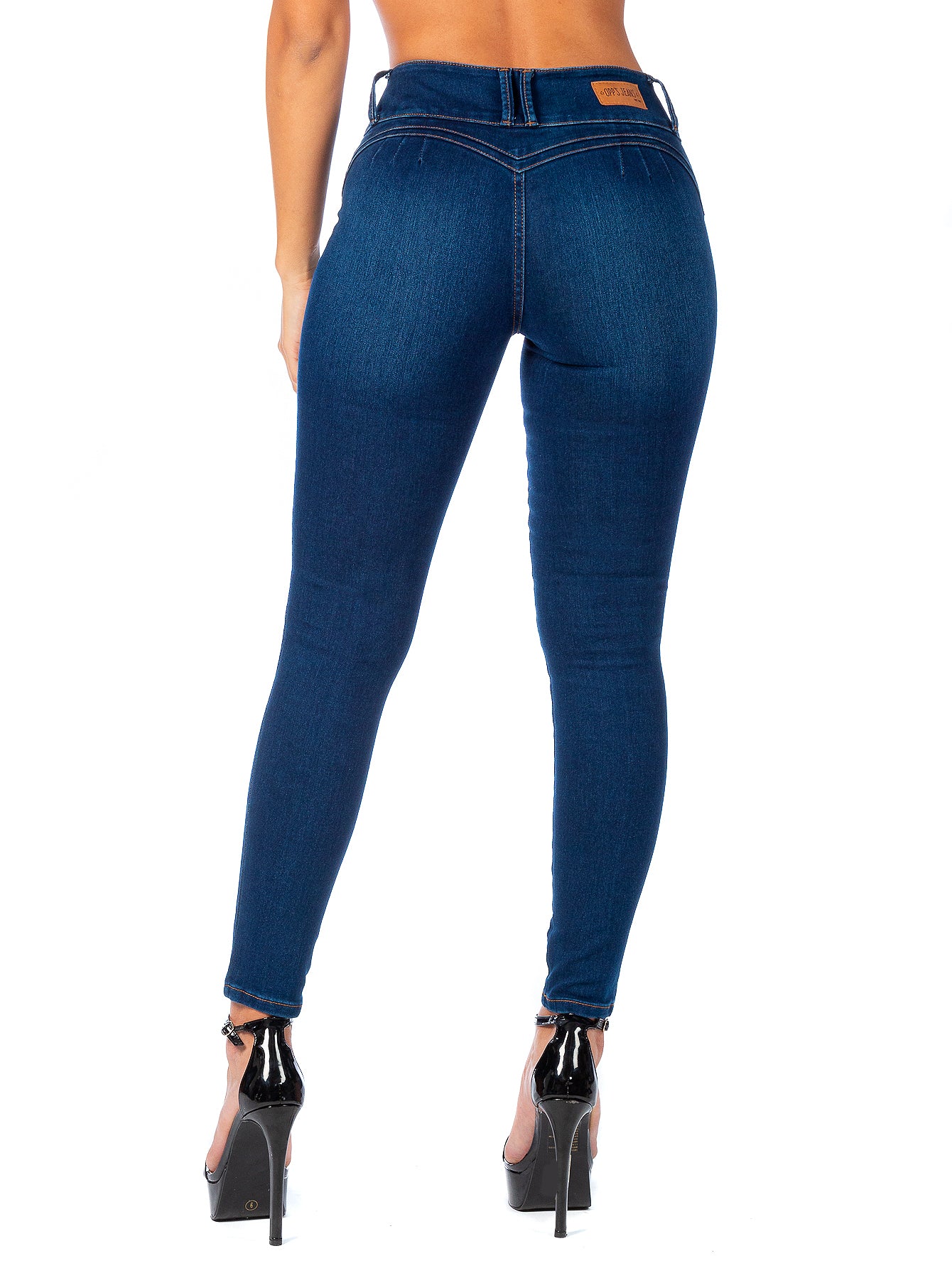 Pantalón Mezclilla Stretch Mujer Levanta Pompas Sin Bolsillos