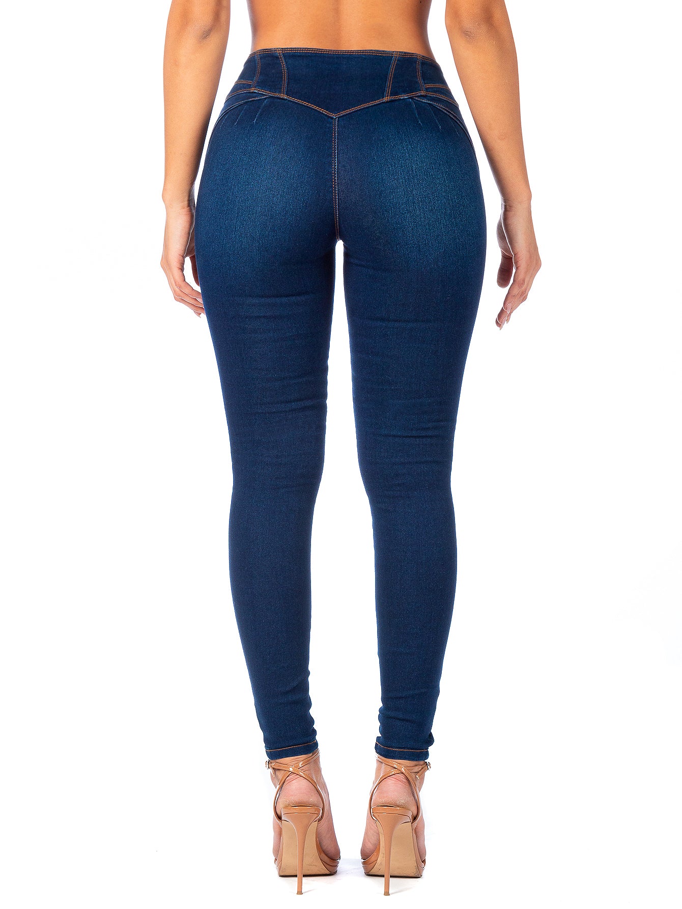 Pantalón Mezclilla Stretch Mujer Corte Colombiano