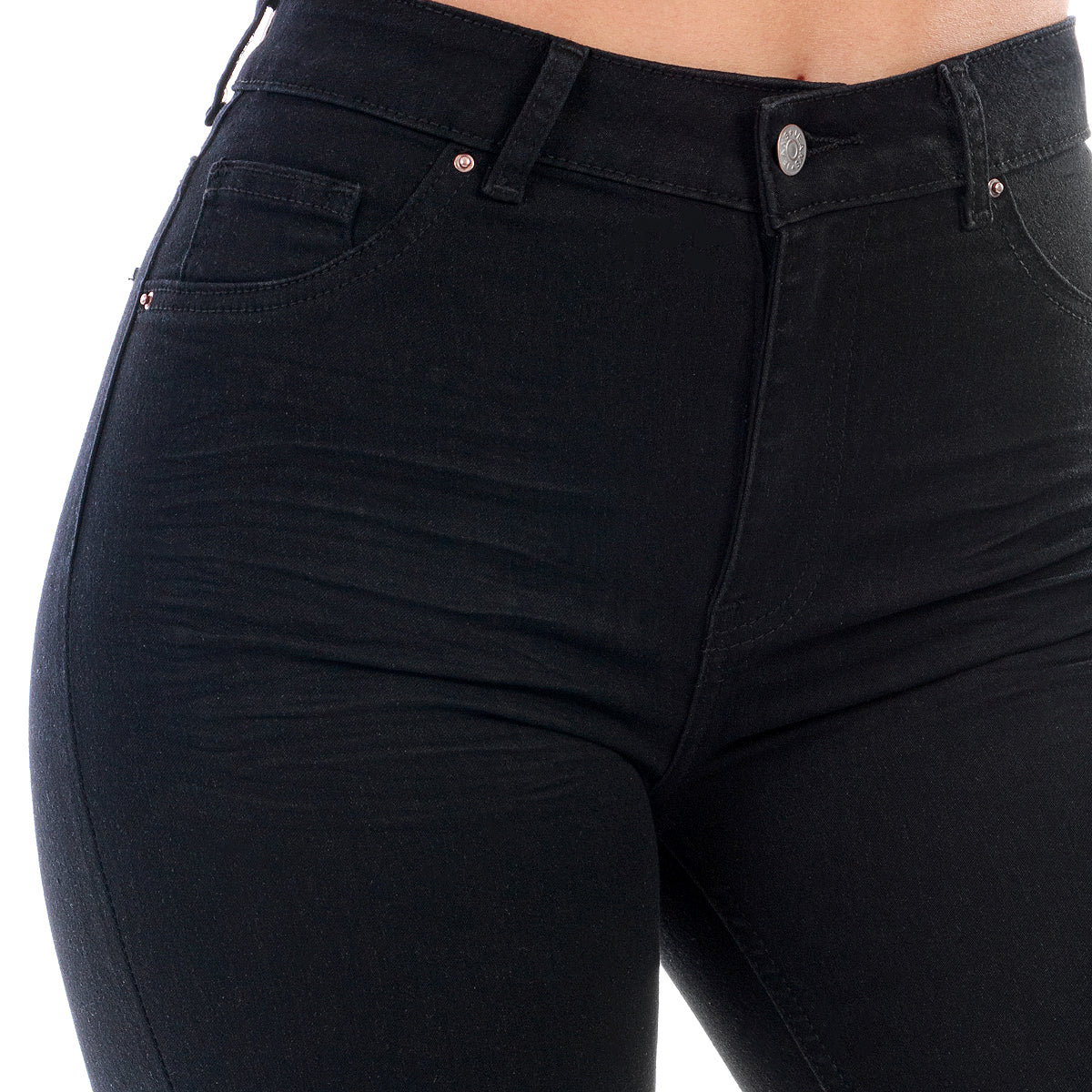 Pantalón Mezclilla Stretch Mujer Con Botones - Opp's Jeans – Opps Jeans
